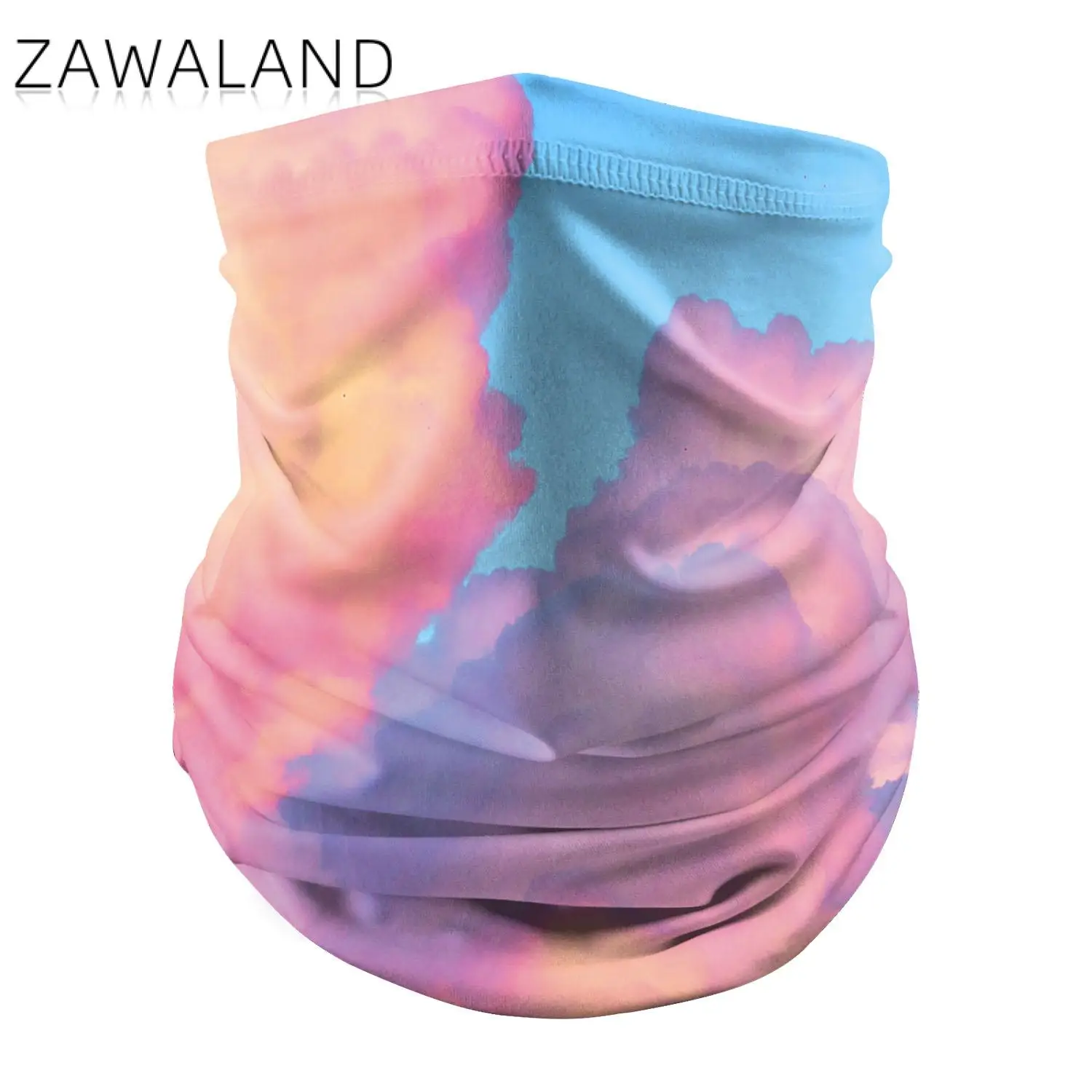 

Zawaland Women Men Scarf Neck Warmer Tubular Bandana Anti-UV Cycling Scarves Windproof Half Face Mask for Hiking