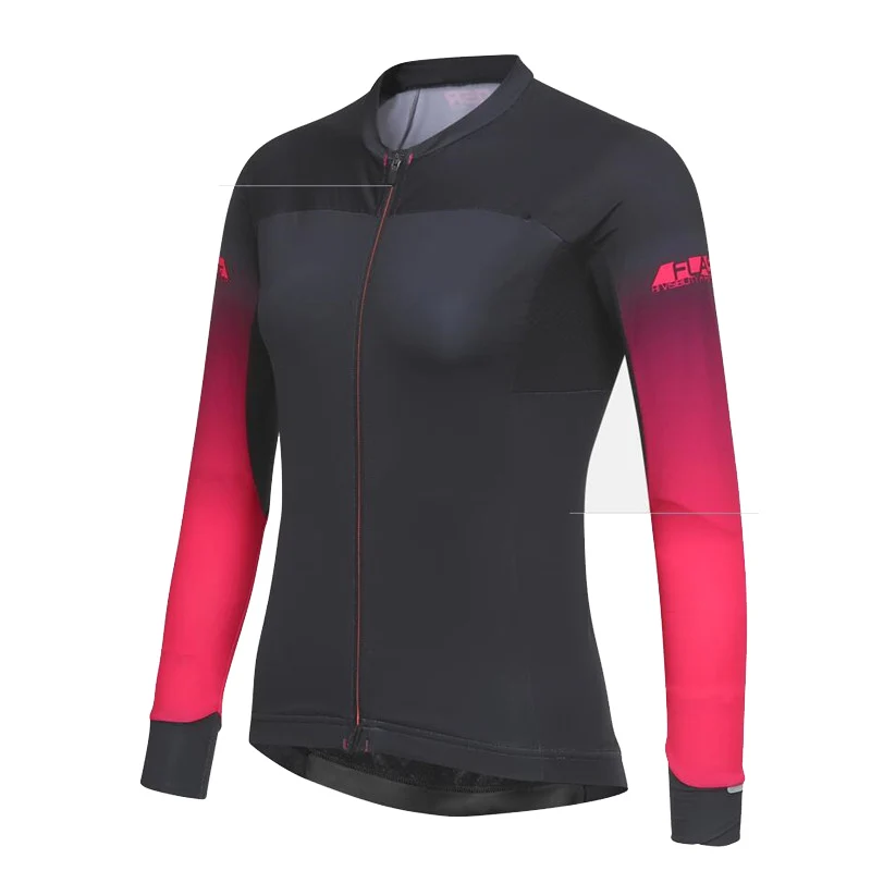 Женская велосипедная кофта с длинным рукавом сезон весна осень|Майки для