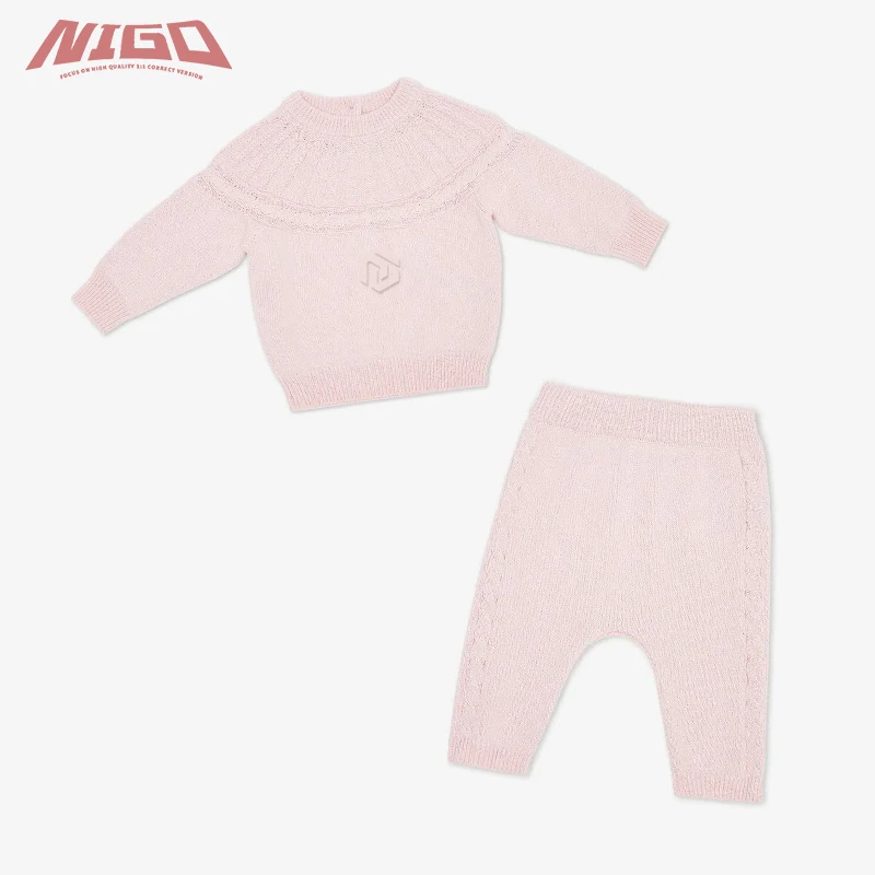 

NIGO Baby Cardigan Top Trousers Girl Suit nigo36482
