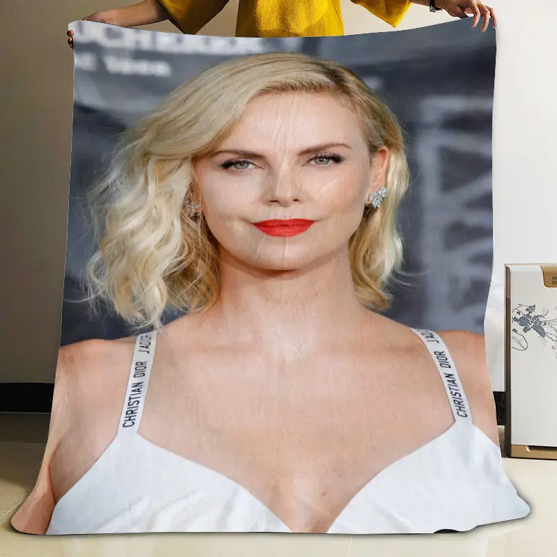Prezzo Musife Custom Charlize Theron Flanella Coperta Progetta La Tua Coperta Coperte Di Flanella Per Divano Dropshipping Fai Da Te