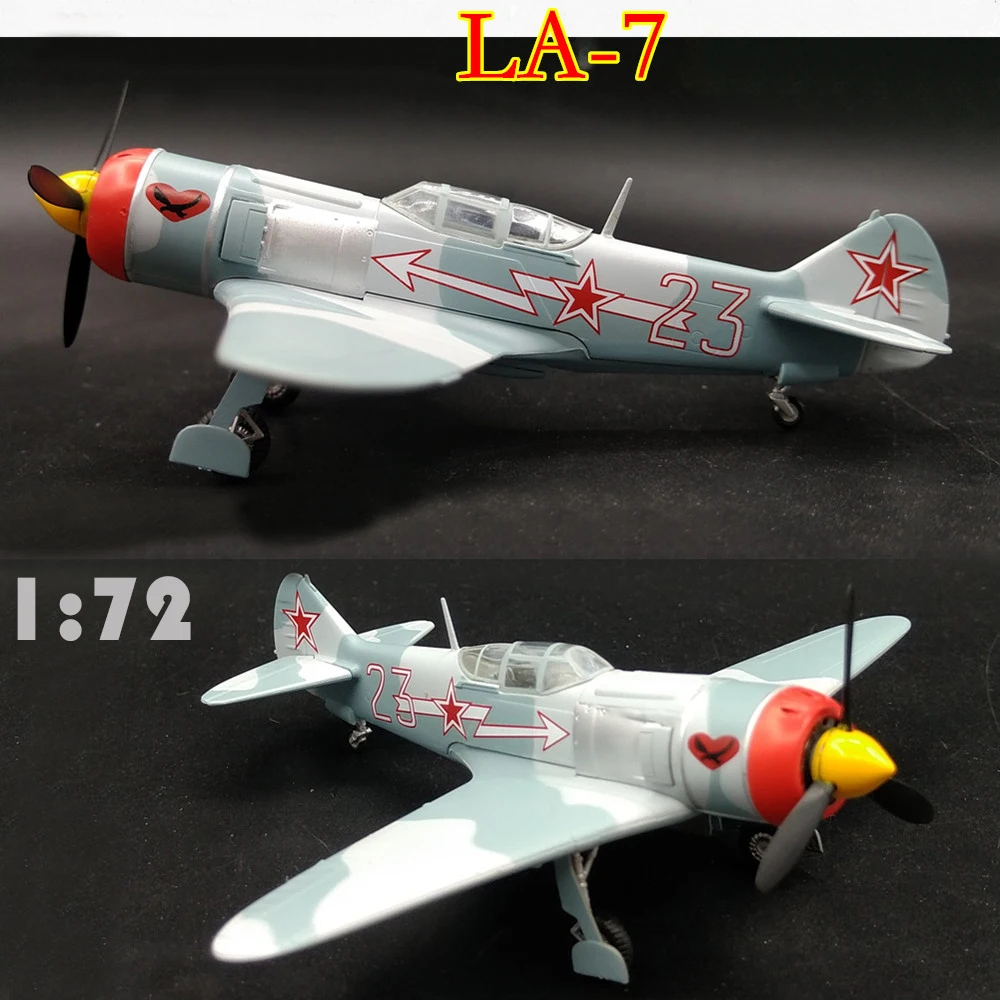 Модель готового изделия Trumpeter 1/72 времен советской войны истребитель la 7 № 23 #36333| |