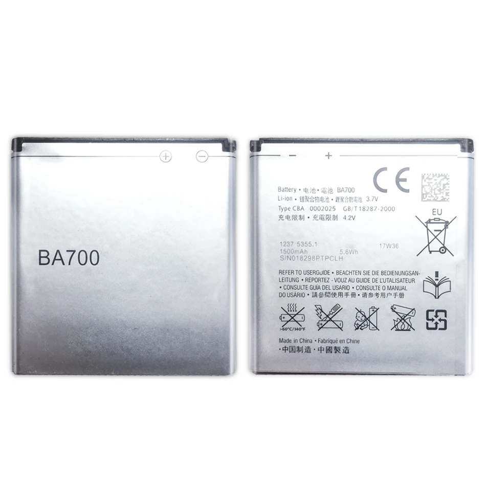 Литий-ионный Аккумулятор BA700 1500 мАч для Sony Ericsson MT11i MT15i MK16i ST18i St18a SO-03C Xperia Neo / Pro V Ray |