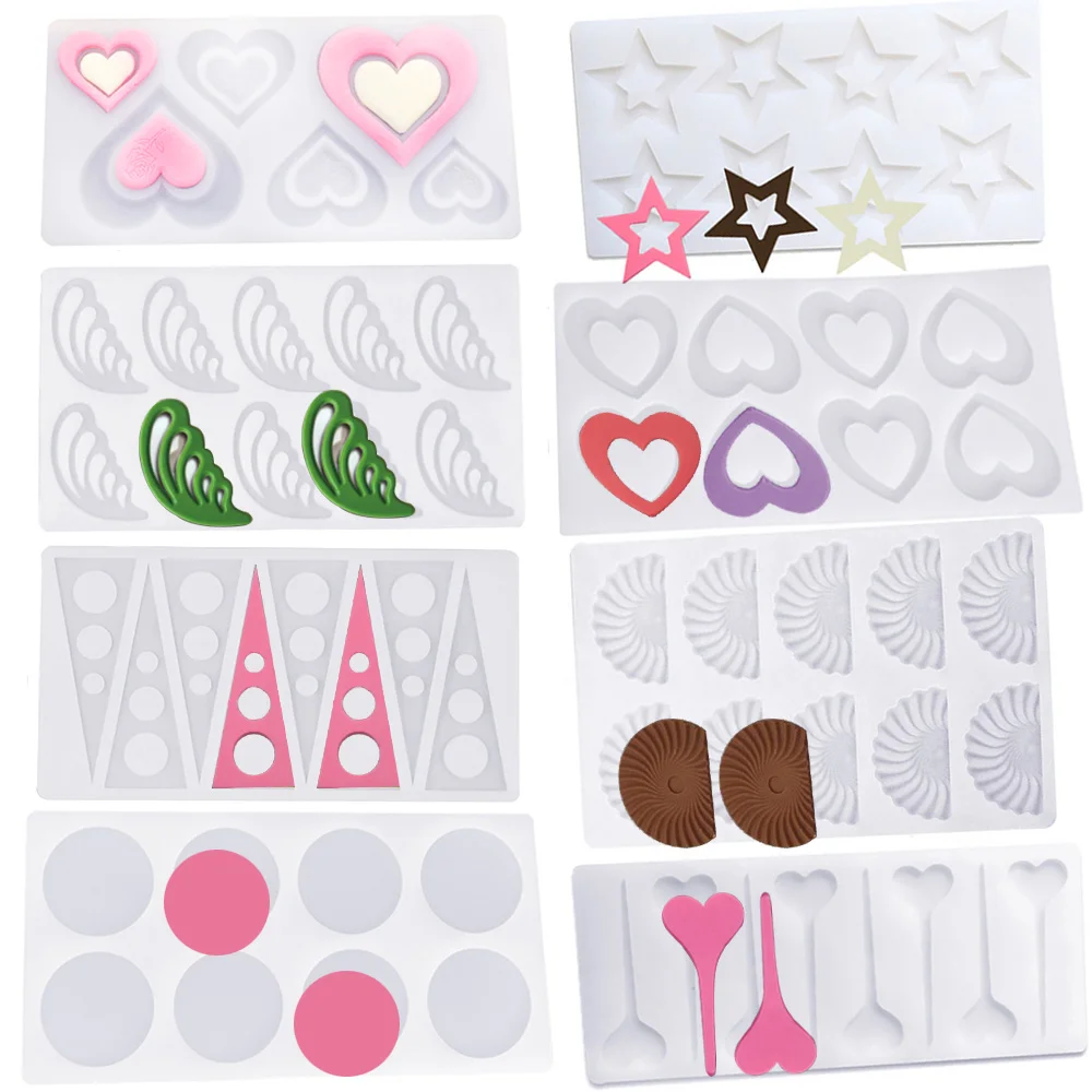 DIY 3D Star Shape Silicone Chocolate Mould Cake Decorating Tools Cupcake Cookies Mold Muffin Pan Baking Gift | Дом и сад