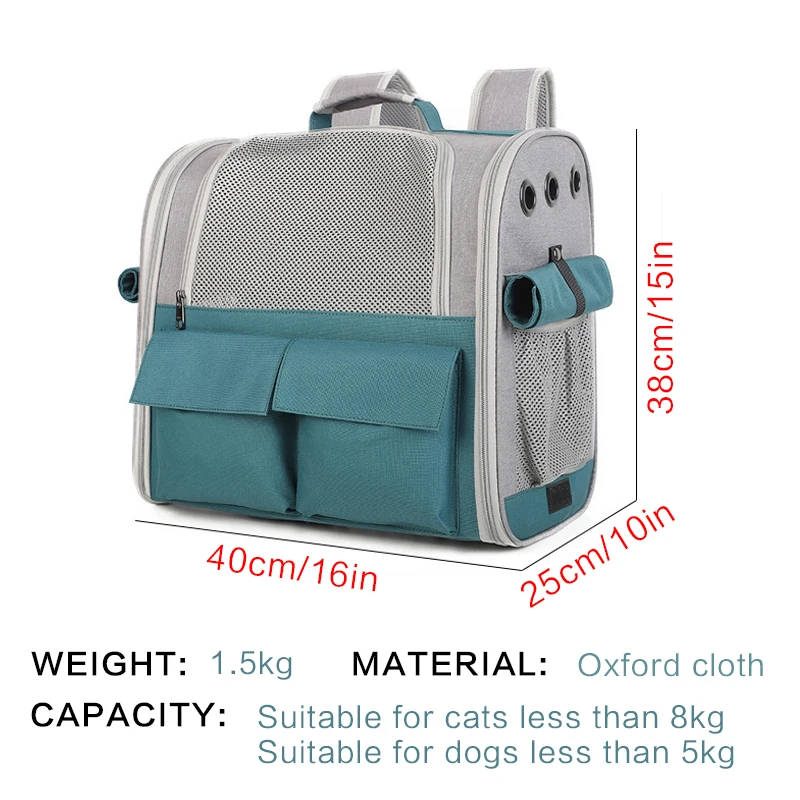 

Pet Cat Carrier Backpack Cat bag Breathable Portable Pet Carrier Bag Outdoor Travel Backpack For Dogs Carrying Pet Supplies New