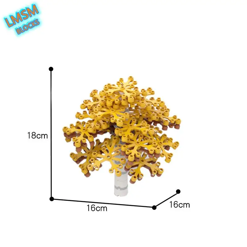 

MOC Colorful Trees Models Building Blocks Bricks Creative construction Educational plant Model Children's Kids TOYS gifts