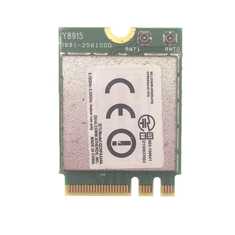 Беспроводная AC Wi Fi QCNFA344A NFA344A Двухдиапазонная + BT4.1 Bluetooth совместимая карта NGFF 4