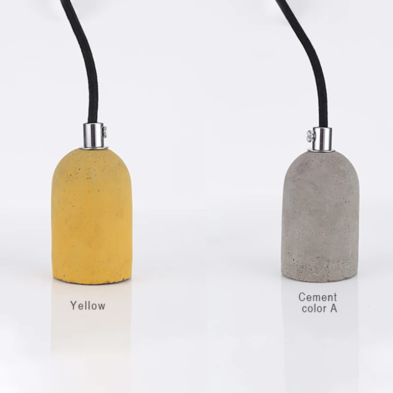 Винтажный подвесной светильник s простой Кантри Стиль E27/E26 Цоколь цементный