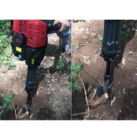 Gasoline Excavator Sapling Mobile Planting Shovel Rock Drilling Machine