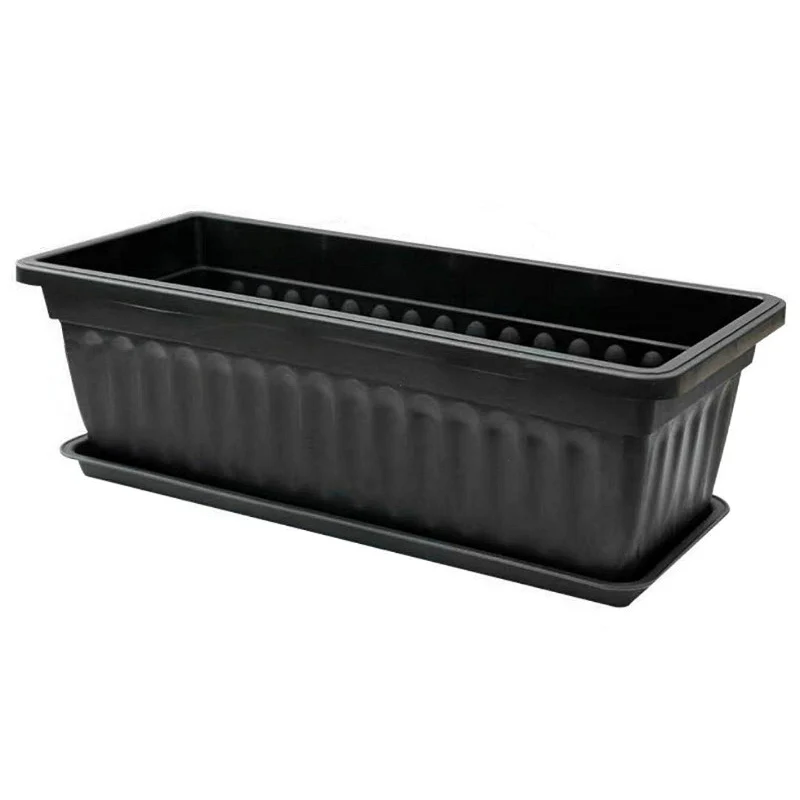 Коробка для цветочного окна полипропиленовые прямоугольные кастрюли окон