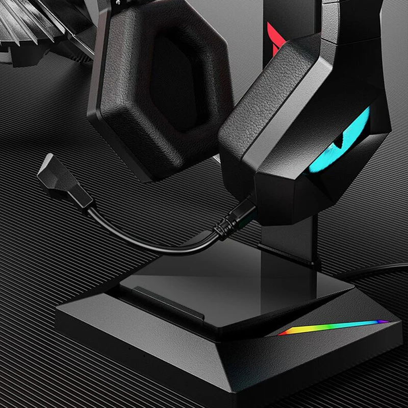 

Earphones Holder ABS Material Hanger Rack Headphone Desktop Display Stand Bracket Game Earphone Accessories