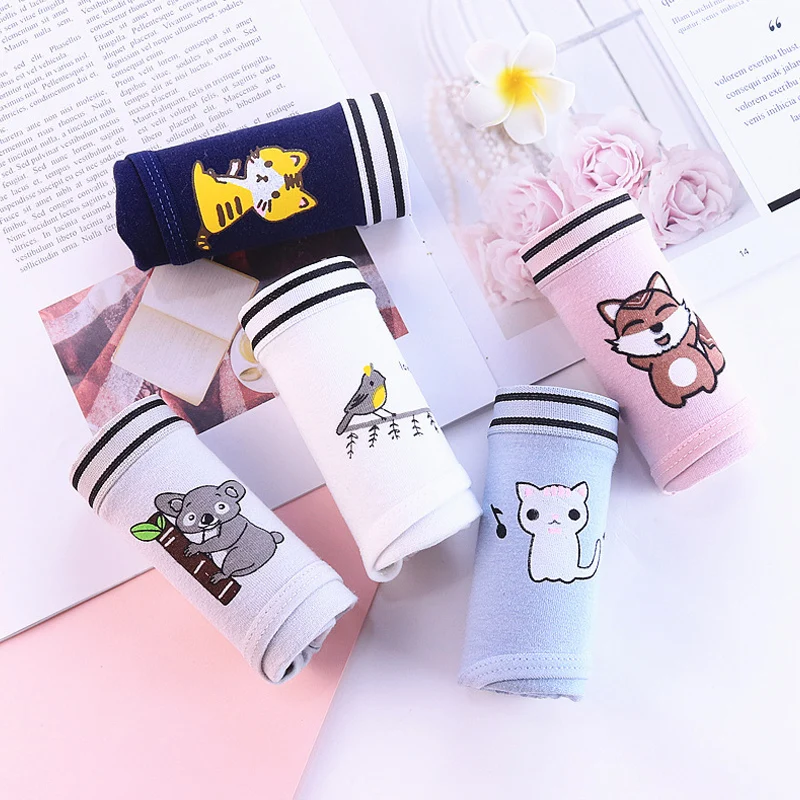 Cartoon Animals Panties Women Underwear New Fashion Cotton Gril Briefs Lovely Underwear Shorts Underpant Girls Cute Panty