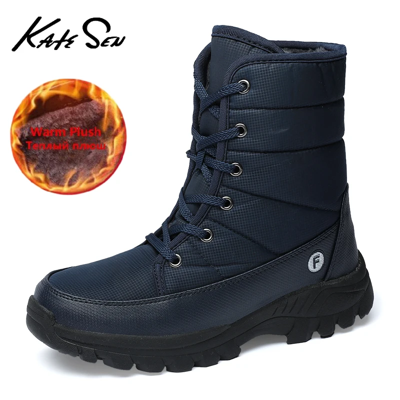 Новые модные мужские ботинки KATESEN высококачественные водонепроницаемые
