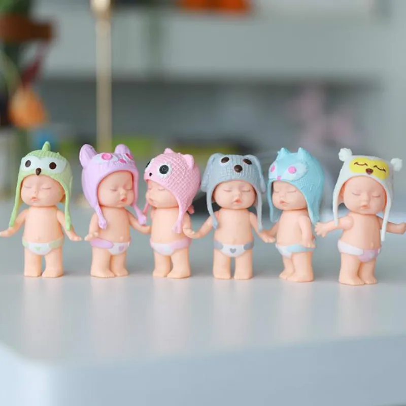 Японская Милая мультяшная кукла 6 шт./лот милая Ангел kewpie из ПВХ 8 5 см детские