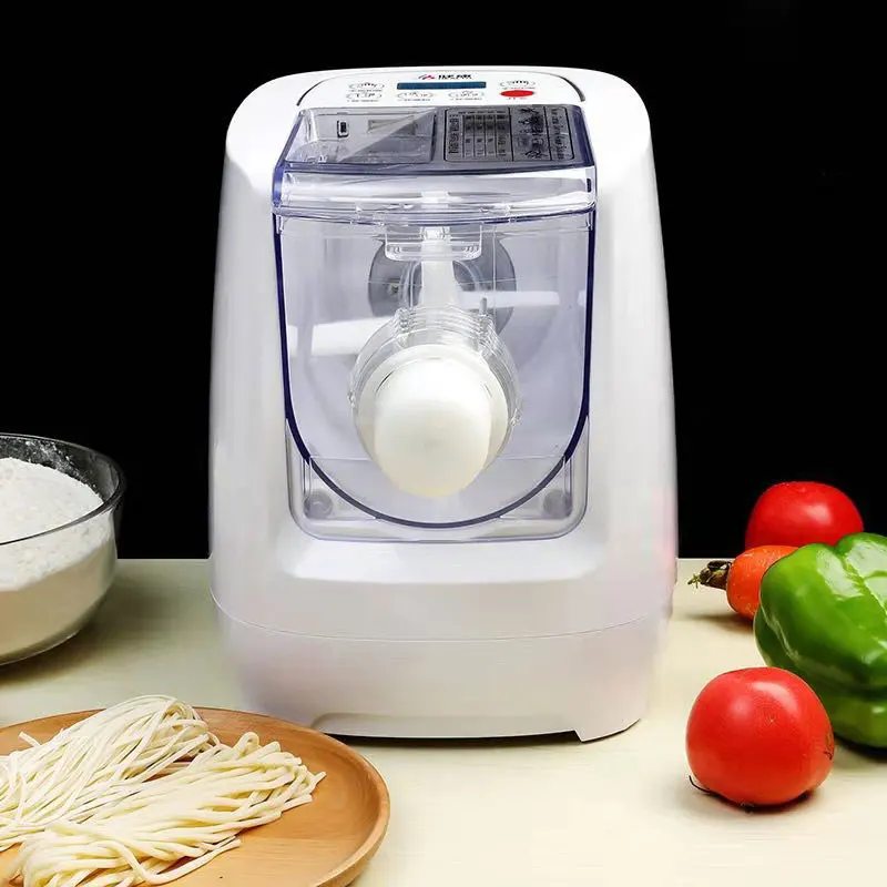Automática de Macarrão Máquina Massa Amassar Rolo Elétrico Imprensa Sheeter Farinha Trigo Fresco Liquidificadores Fazer Envoltórios Bolinho 220v