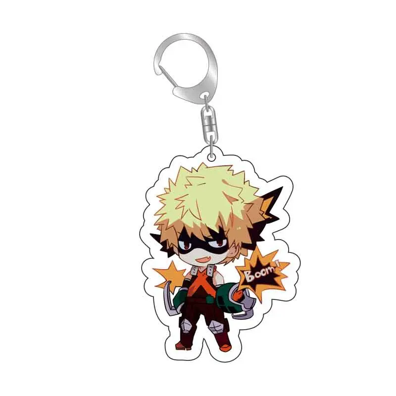 My Hero Academia Character Keychain Cosplay Acrylic Key Chain Pendant Keyring Prop | Украшения и аксессуары