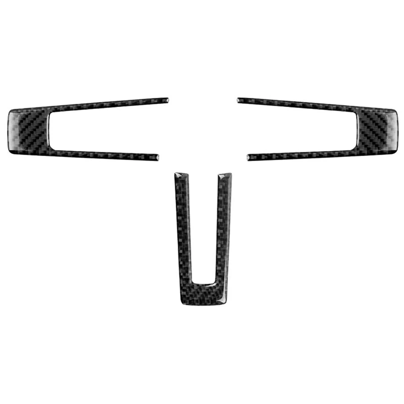 3 шт. Автомобильная карбоновая наклейка на руль детали для модификации интерьера