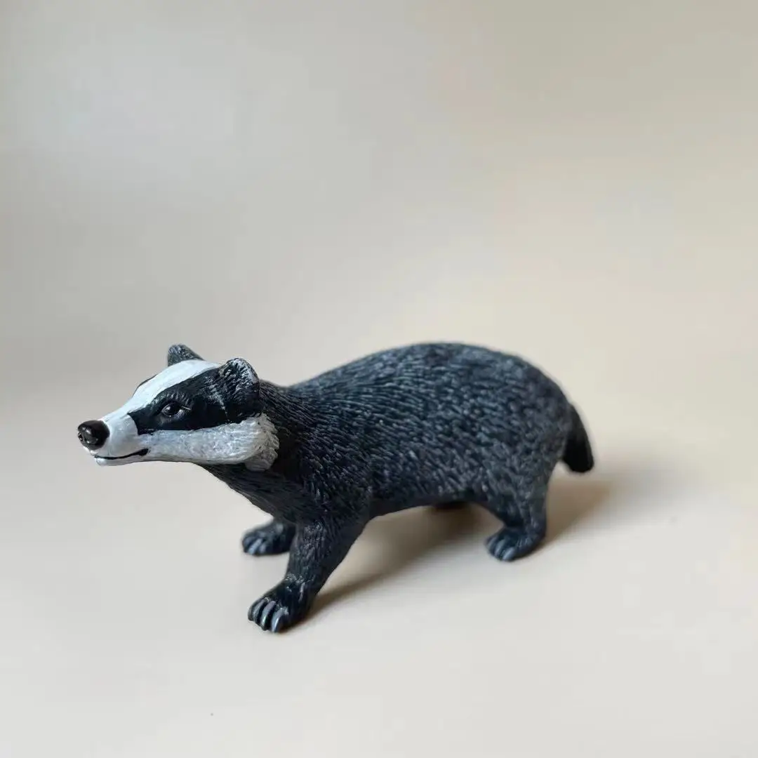 

Genuine Schlaich 14842 Badger Simulation Static Animal 2021 New Action Figure Animal Scenes Model Collect Toys