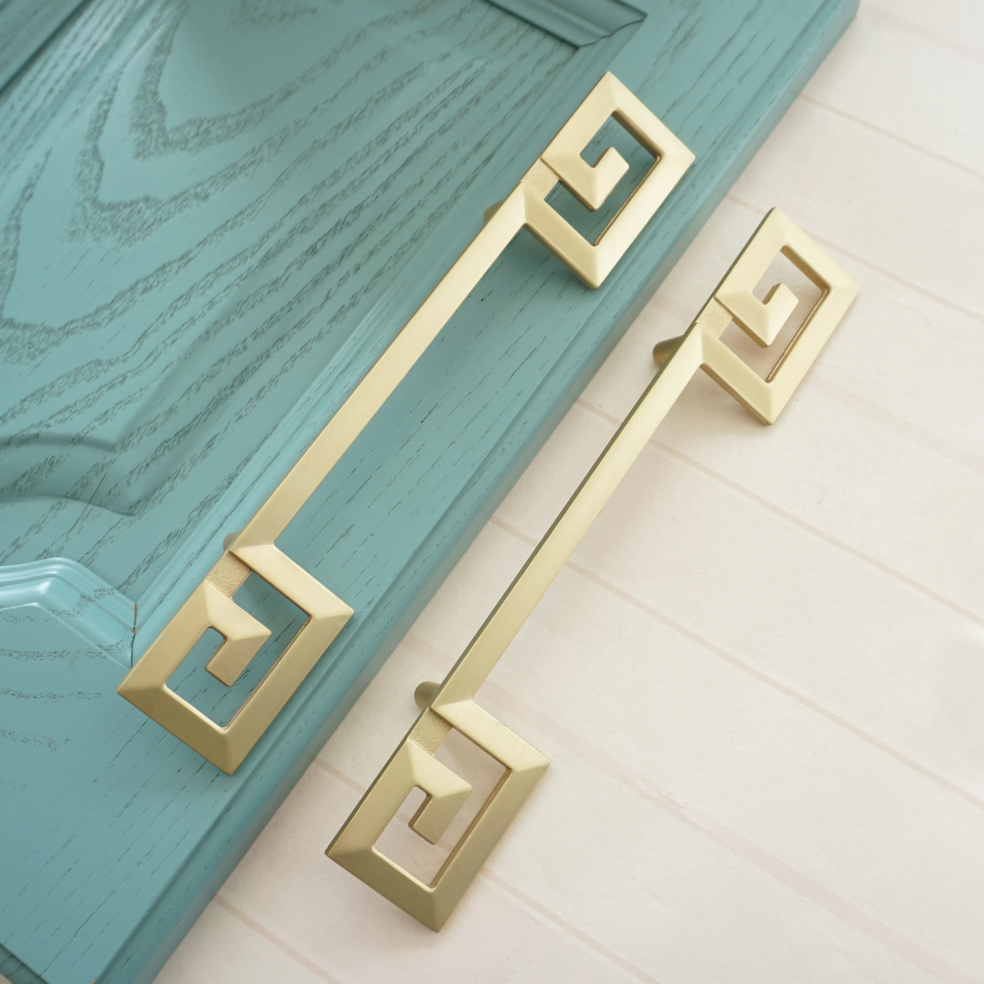 5 &quotсплава цинка Кабинет ручки рукоятки золотая ручка для выдвижных ящиков и