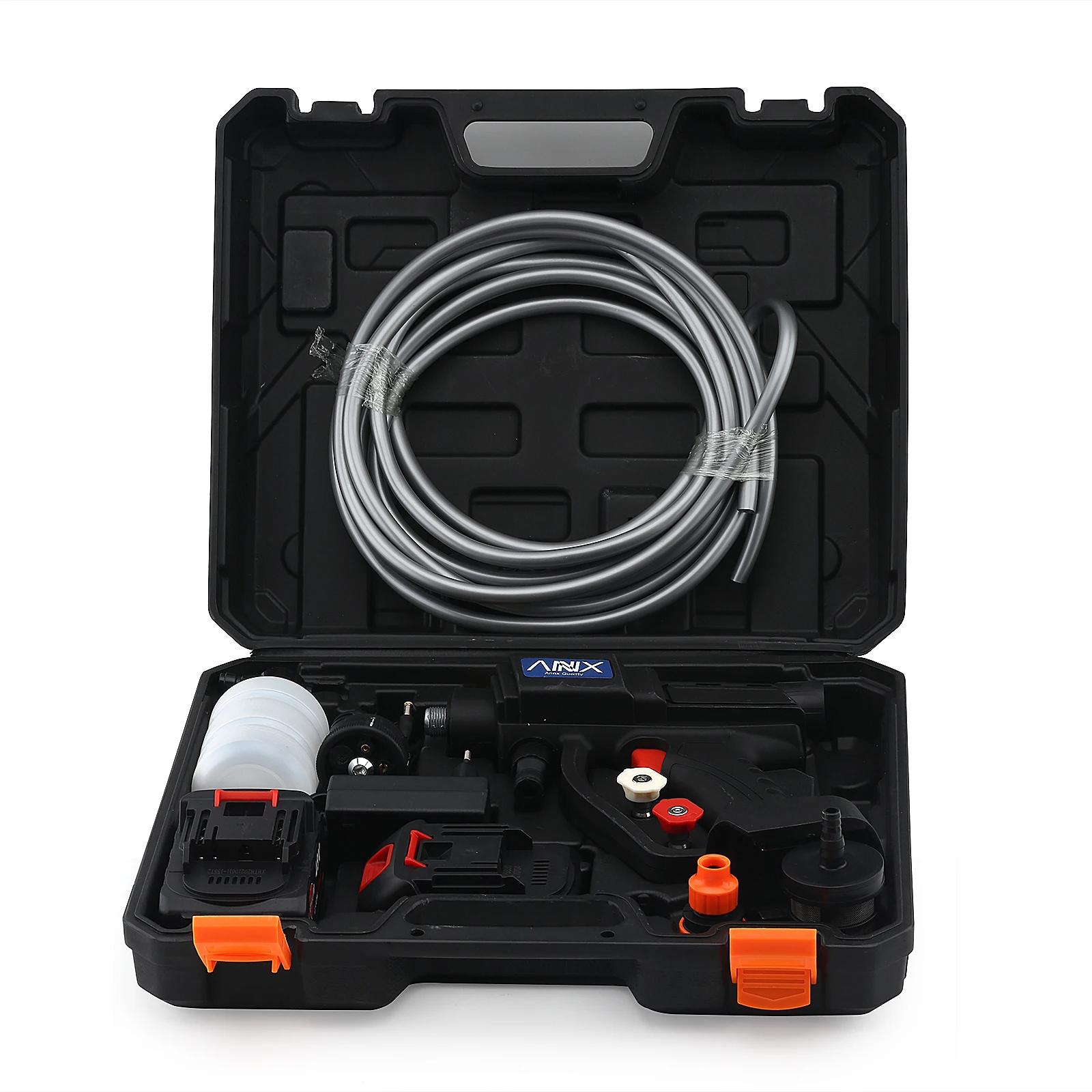 Pаспродажа Беспроводной портативный мощный мойщик 5 в 1, инструмент для мойки автомобиля под высоким давлением, с распылителем, с ведром