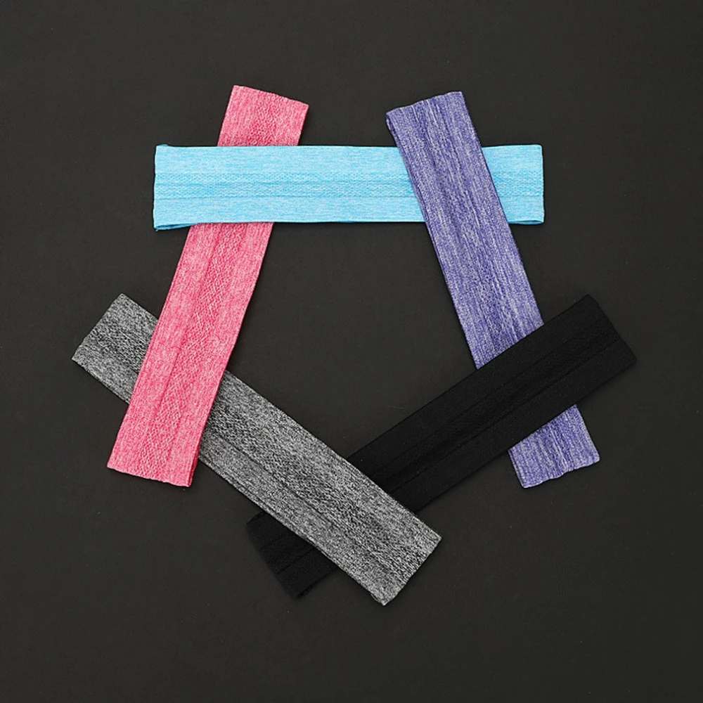 Дышащая лента для волос йоги спортивная повязка на голову фитнеса бега