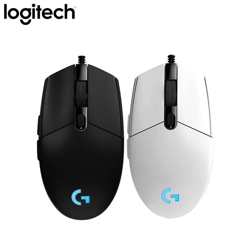 Logitech G102 игровая проводная мышь 6000 точек/дюйм оптическая RGB подсветка для Windows 10/8/7