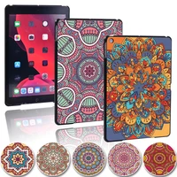 tablet case for apple ipad 9 10 2 2021 9th generation mandala hard shell scratch resistant protective cover case stylus