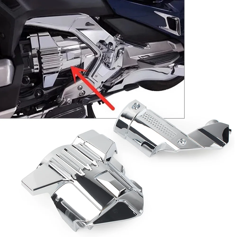

1Pair Chrome ABS Motorcycle Engine Sides Decorative Covers Parts For Honda Gold Wing GL1800 2018 2019 2020 2021 Goldwing GL 1800
