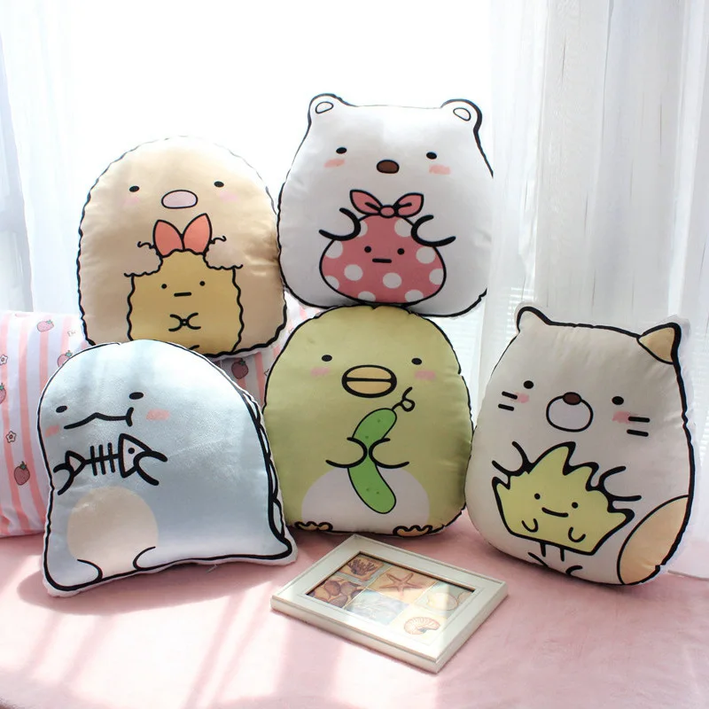

Corner Biology Cute Personality Children Plush Toys Yellow Chick White Bear Nap Pillow Soft Exquisite Cushion Lovely Gift Girl