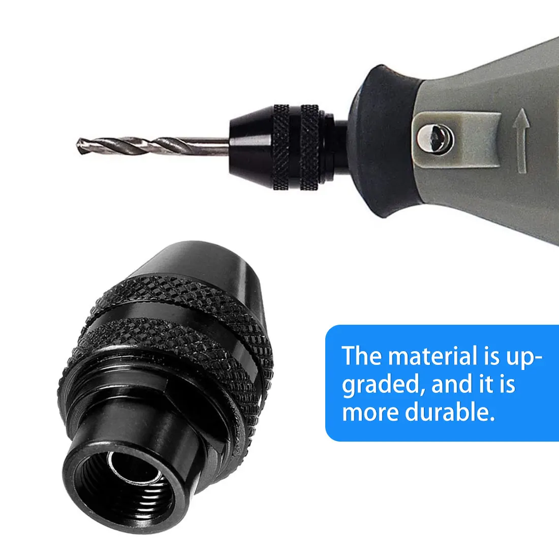 

0.3-3.4mm Mini Multi Keyless Drill Chuck Quick Change Three-Jaw Drill Chuck For Rotary Tools