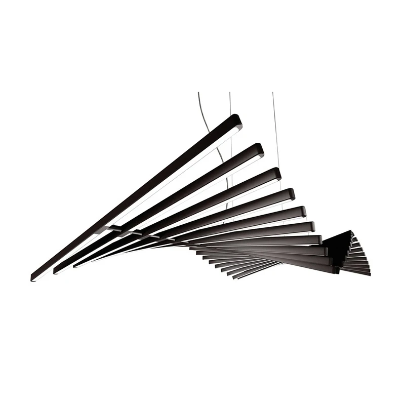 구매 현대 LED Hanglamp 북유럽 블랙/화이트 오피스 펜던트 라이트 거실 홈 Luminaire 서스펜션 다이닝 룸 바 전등