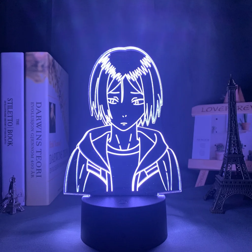 

Haikyuu аниме светодиодный светильник Kenma Kozume для подарка на день рождения Декор для спальни на батарейках ночной Светильник манга гаджет Haikyu Н...