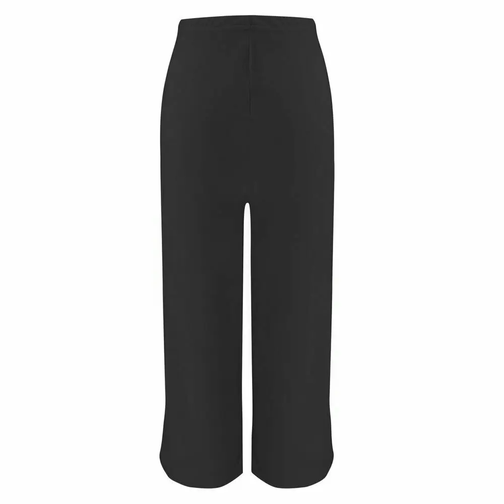 Женские плиссированные брюки элегантные свободные длинные с высокой талией