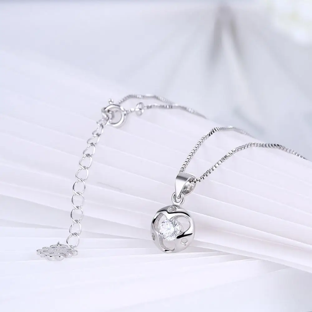 

Exquisite Comfortable to Wear 925 Silver Women Pendant Necklace for Gifts