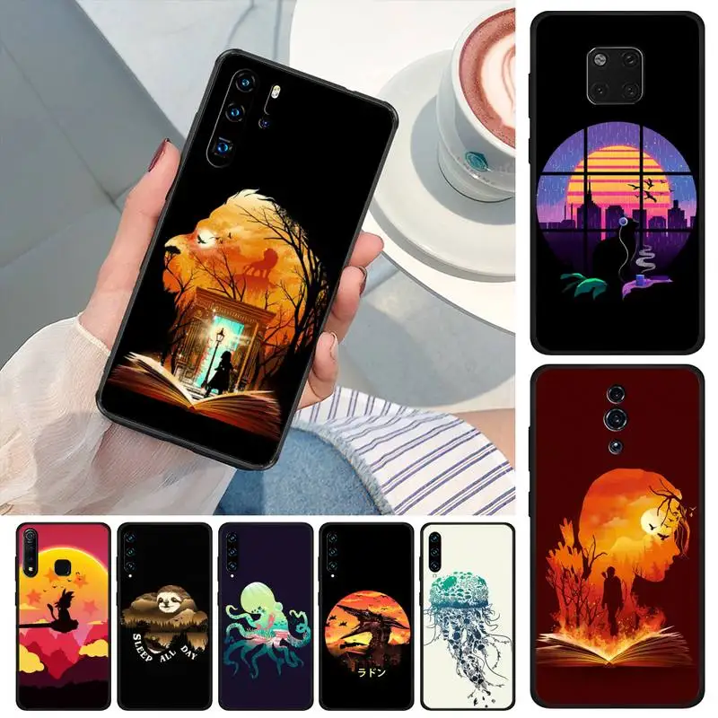Чехол для телефона Huawei Y6 Y7 Y9 Prime 2019 2018 Y9s Lite Nova 3 2 5T 7Se A5i Pro с изображением космоса