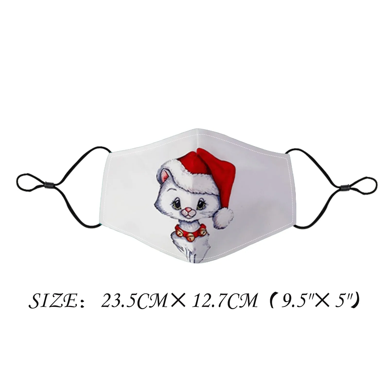 

1pcs Adult Washable Mouth Masks Cotton Printed Fabric Reusable Fashion Christmas Mask Adjustable Reusable mascarilla 27*