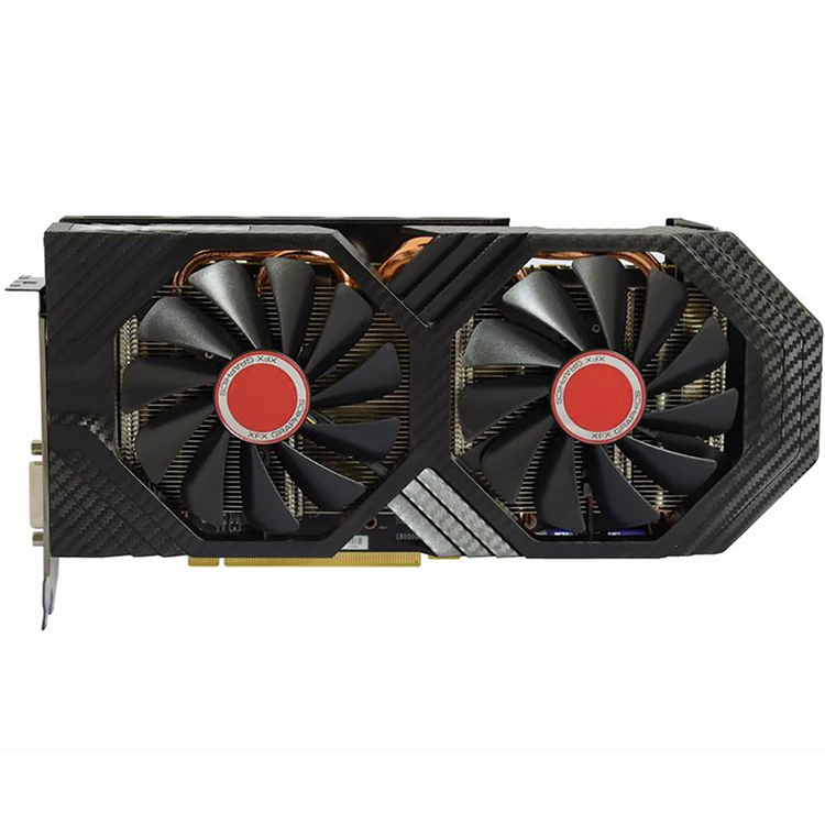 Бывшая в употреблении игровая Видеокарта MSI XFX AMD Radeon RX 590 ARMOR 8G с памятью 8 Гб 256 бит