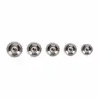 Инструмент для ремонта часов Серебряная корона часов, запасные части, все стальные для ремонта часов