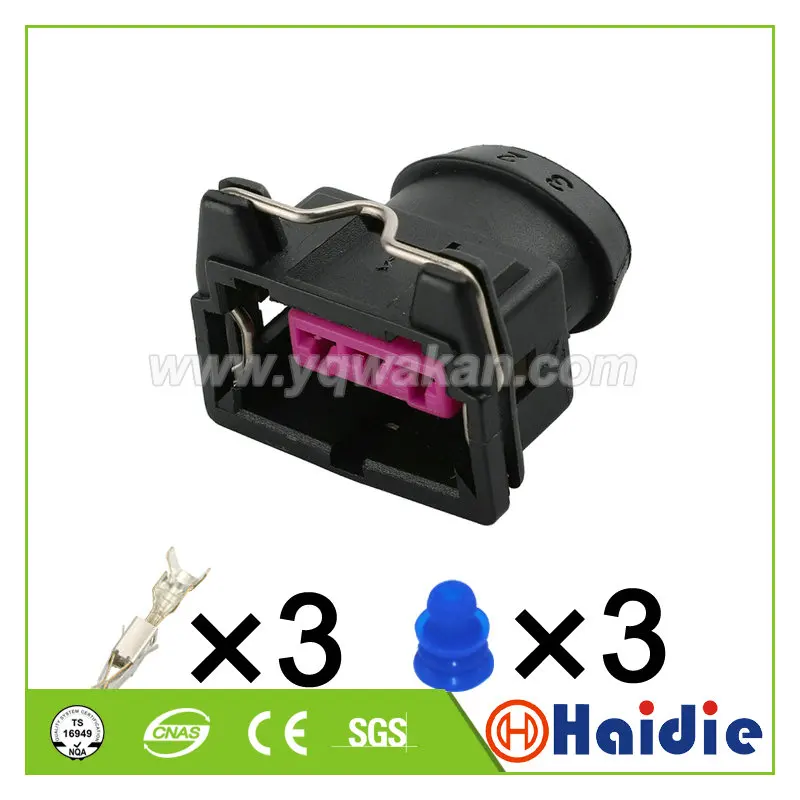 Бесплатная доставка 2 комплекта 3 контактный разъем для двигателя серии VW 5