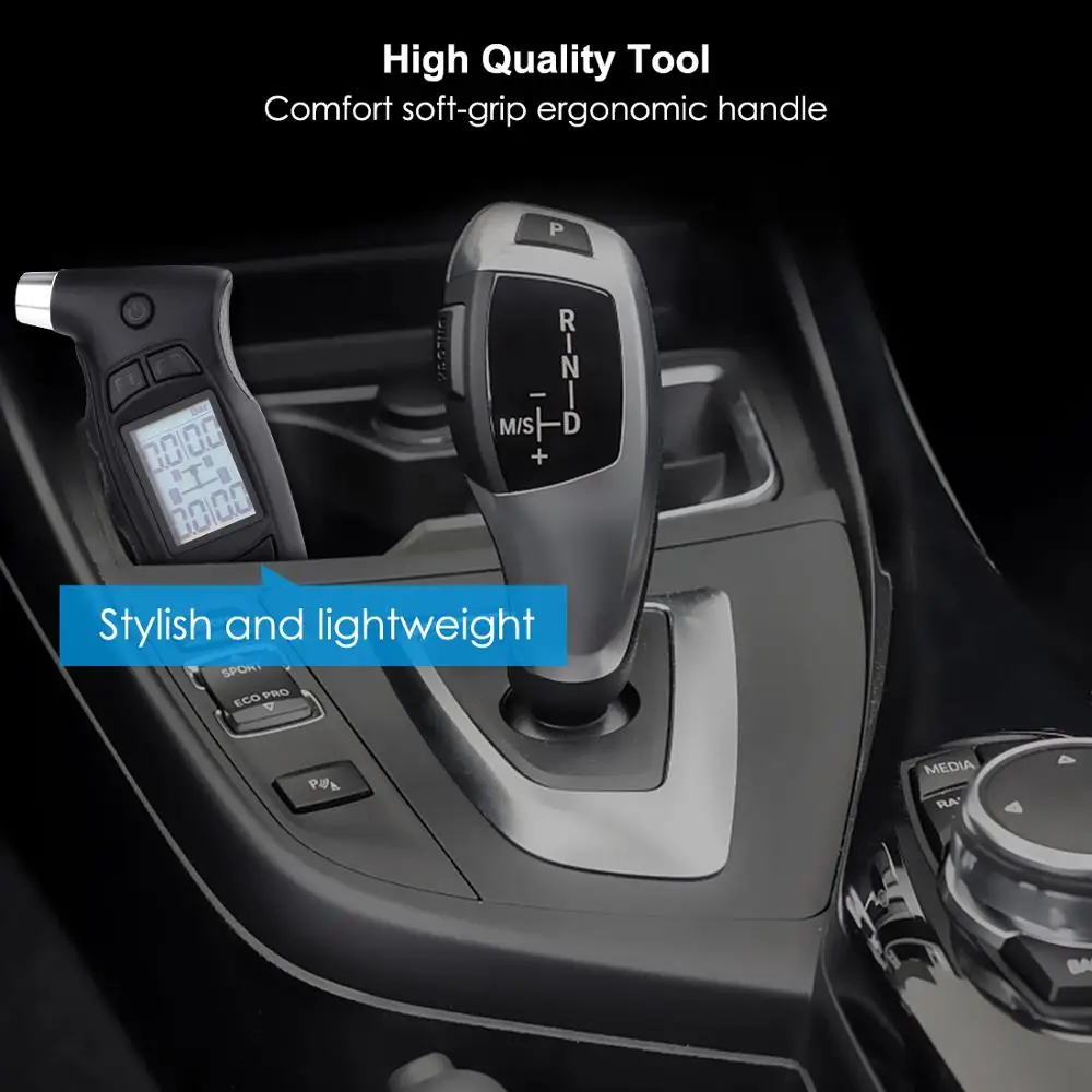 Ручной цифровой измеритель давления в шинах Steelmate Φ TPMS Функция отключения