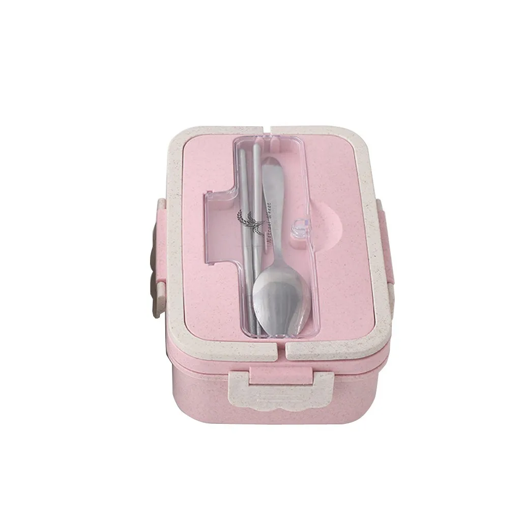 Пшеничная солома Bento Контейнер Bento для обеда коробка для детей Ланч-бокс lonchera fiambrera infantil lancheira comida@ 25