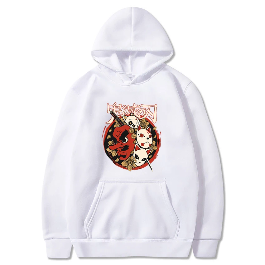 

Demon Slayer Japanese Anime Sabito Print Hoody Kimetsu No Yaiba Sweatshirts Long Sleeve Autumn/winter Cotton Hoodies Female Tops
