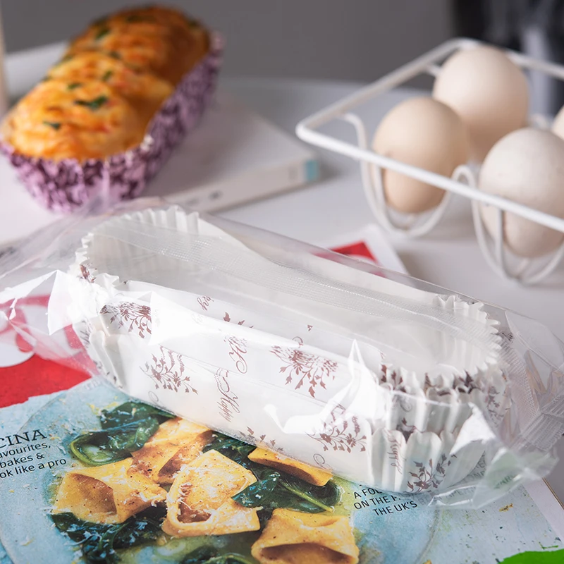100 шт./лот овальные Формы для кексов обертка хлеба вкладыши выпечки инструменты