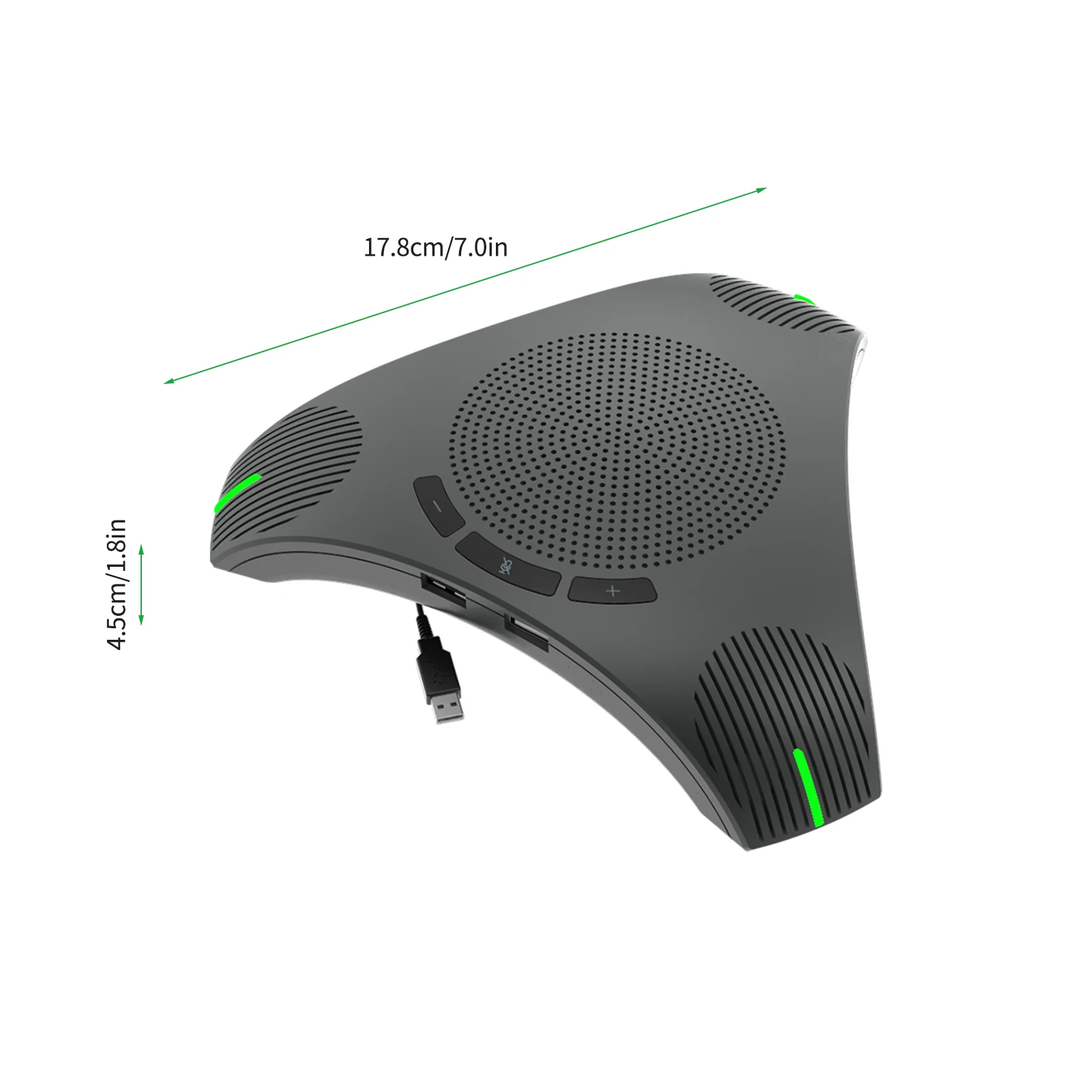 USB-Колонка Aibecy 360 ° микрофон для конференц-связи многонаправленный компьютерный
