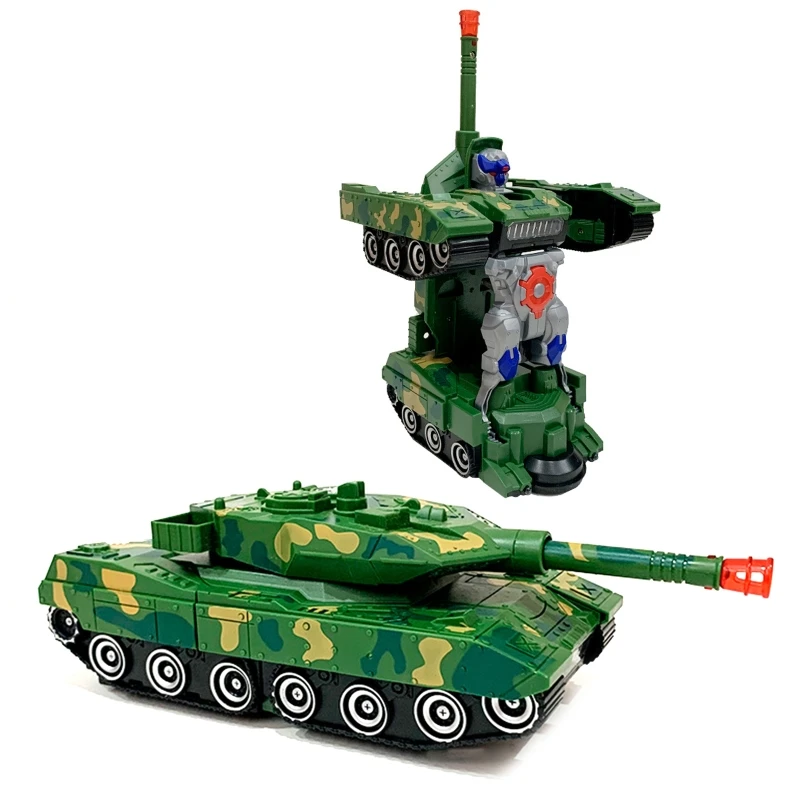 

Deformation Robot Toy Combat tank Flashing Led Light Music Car Kids Toy Children Gift Toy Vehicles