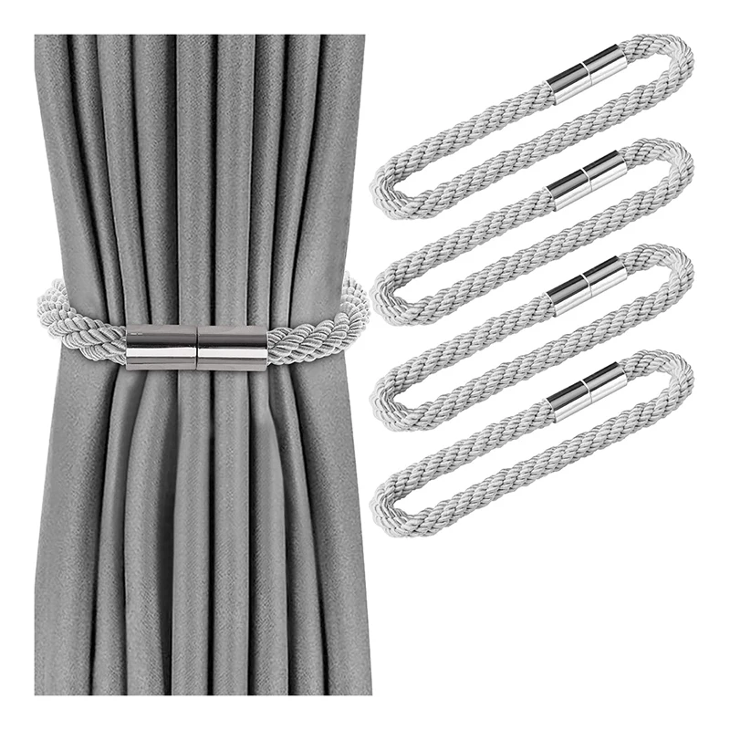 4 шт. Магнитный Шторы подхваты для штор декоративные шторы ткань Европейский