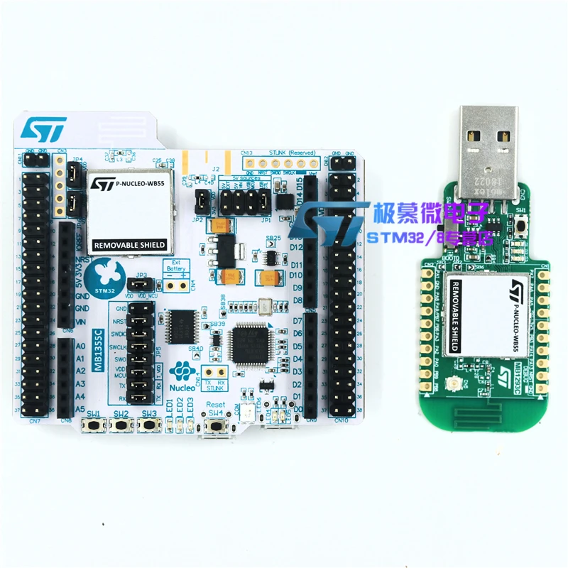 

P-NUCLEO-WB55 STM32WB55 CGU6 RGV6 USB донгл макетная плата
