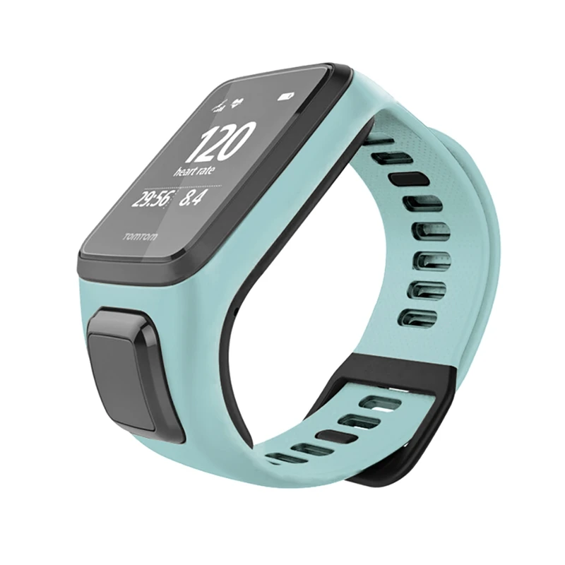 Ремешок на запястье для TomTom 2 3 Runner Spark музыка замена Браслет мягкий браслет для часов силиконовый ремень часы Браслет аксессуар