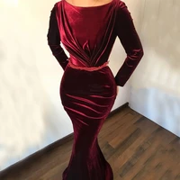 evening prom celebrity dresses 2020 womans party night cocktail long mermaid dresses plus size dubai arabic formal dress