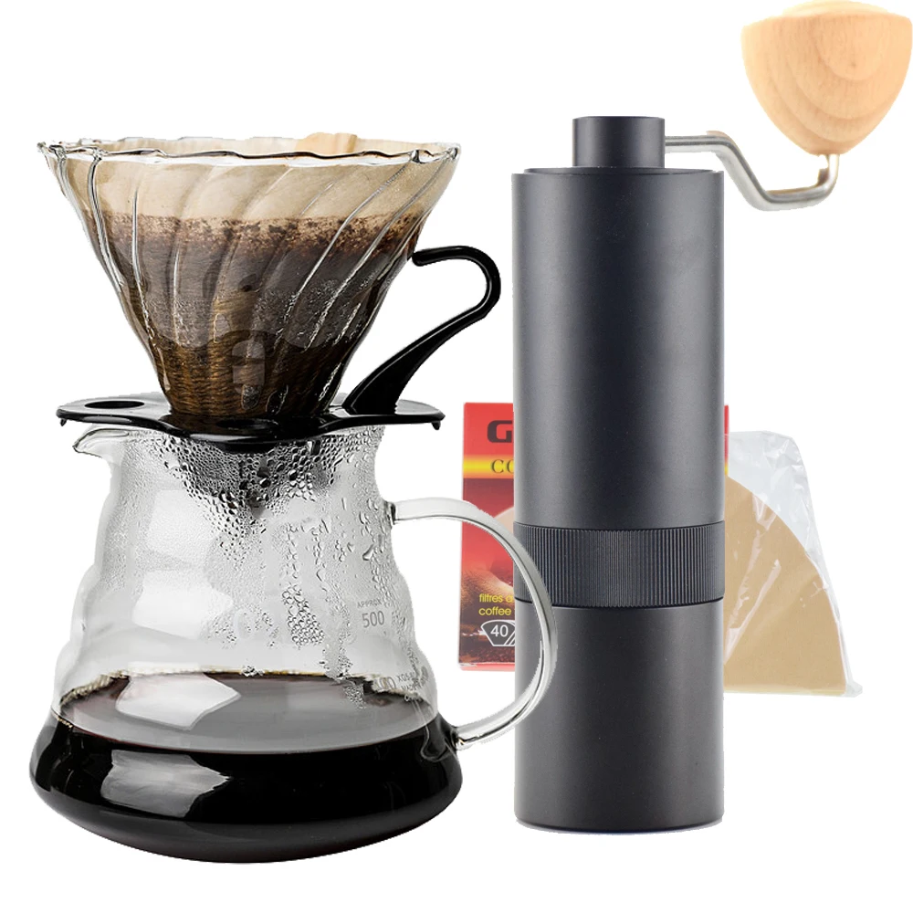 Креативная кофемолка V60 Eco coffee Перколятор Кофеварка бариста сервер для