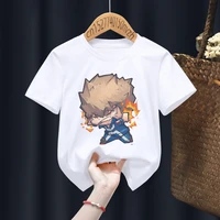 bakugo my hero academia dabi mha funny boy girl t shirts kid children anime gift present little baby harajuku clothesdrop ship